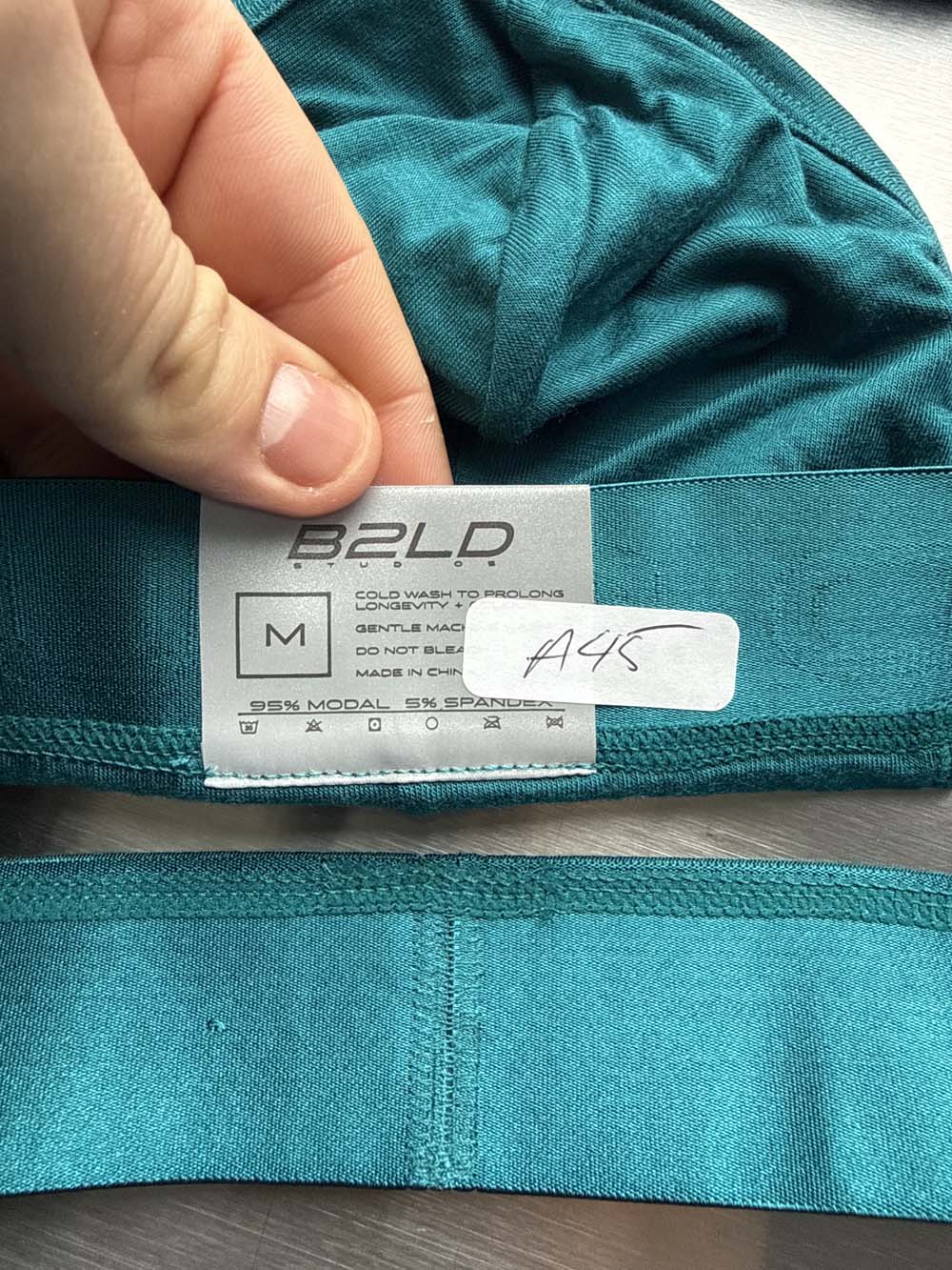 Q.A SALE - BOLDER JOCKSTRAP - TEAL - SIZE M - A45