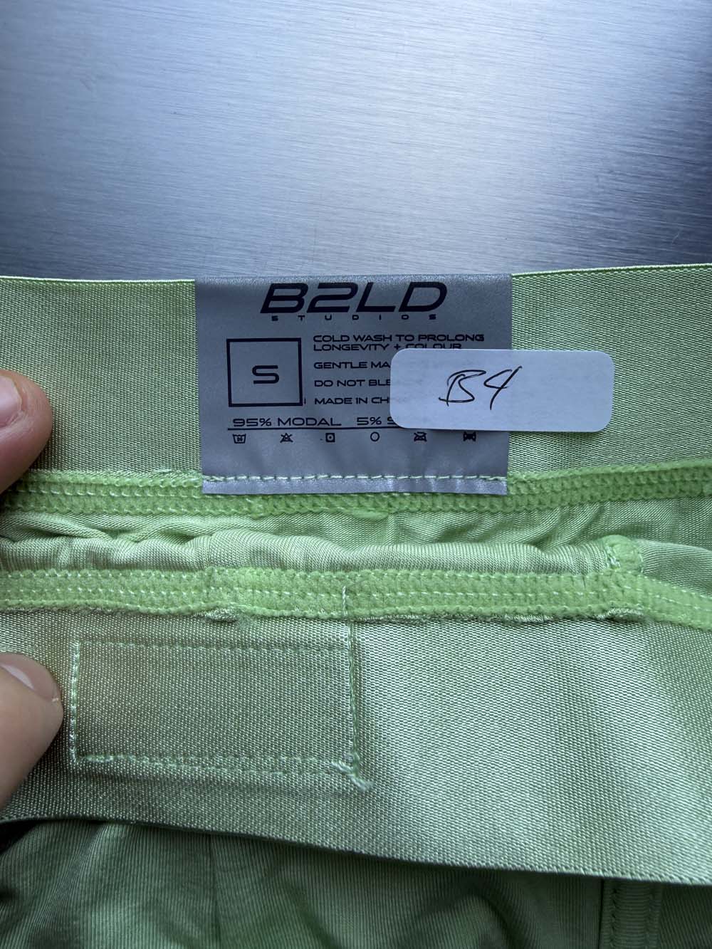 Q.A SALE - PSTL TRUNK - GREEN - SIZE S - B4