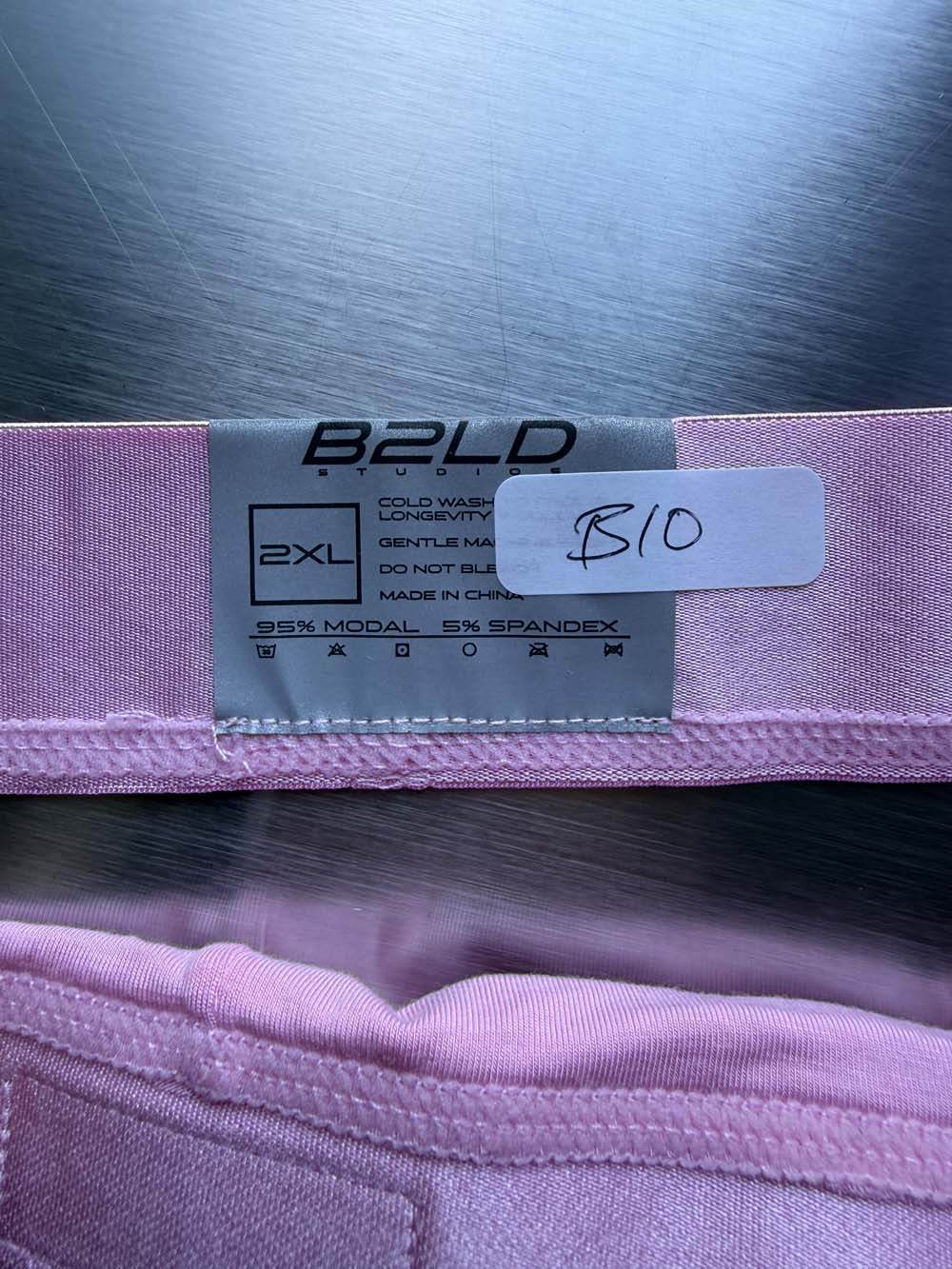 Q.A SALE - PSTL JOCKSTRAP - PINK  - SIZE 2XL - B10