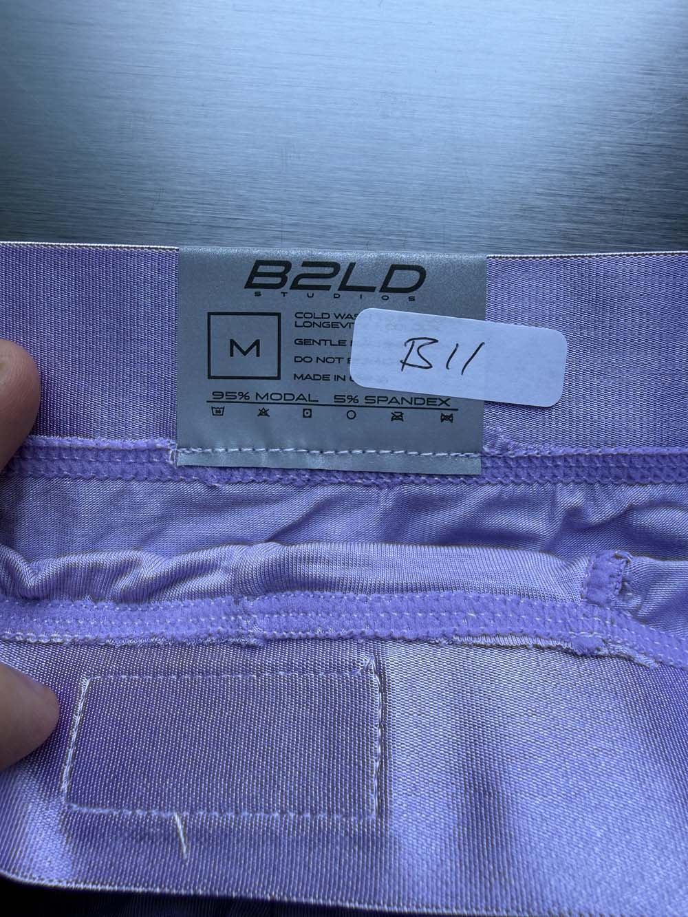 Q.A SALE - PSTL BRIEF - PURPLE - SIZE M - B11