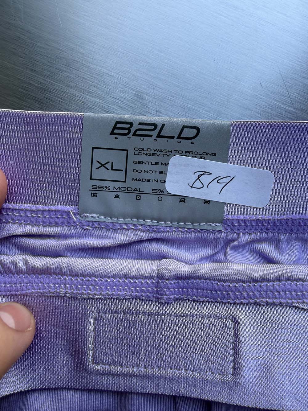 Q.A SALE - PSTL BRIEF - PURPLE - SIZE XL - B14