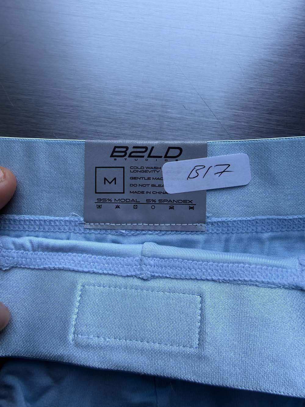 Q.A SALE - PSTL BRIEF - BLUE - SIZE M - B17