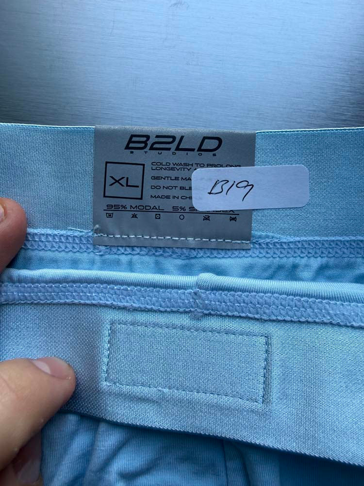 Q.A SALE - PSTL BRIEF - BLUE - SIZE XL - B19