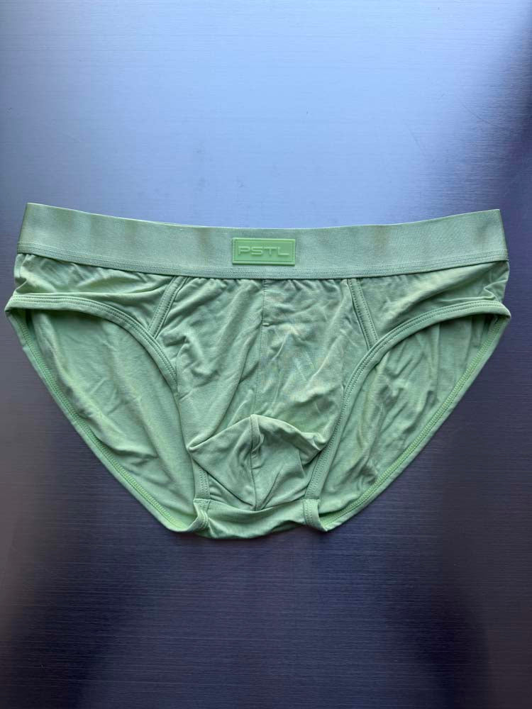Q.A SALE - PSTL BRIEF - GREEN - SIZE L - B22