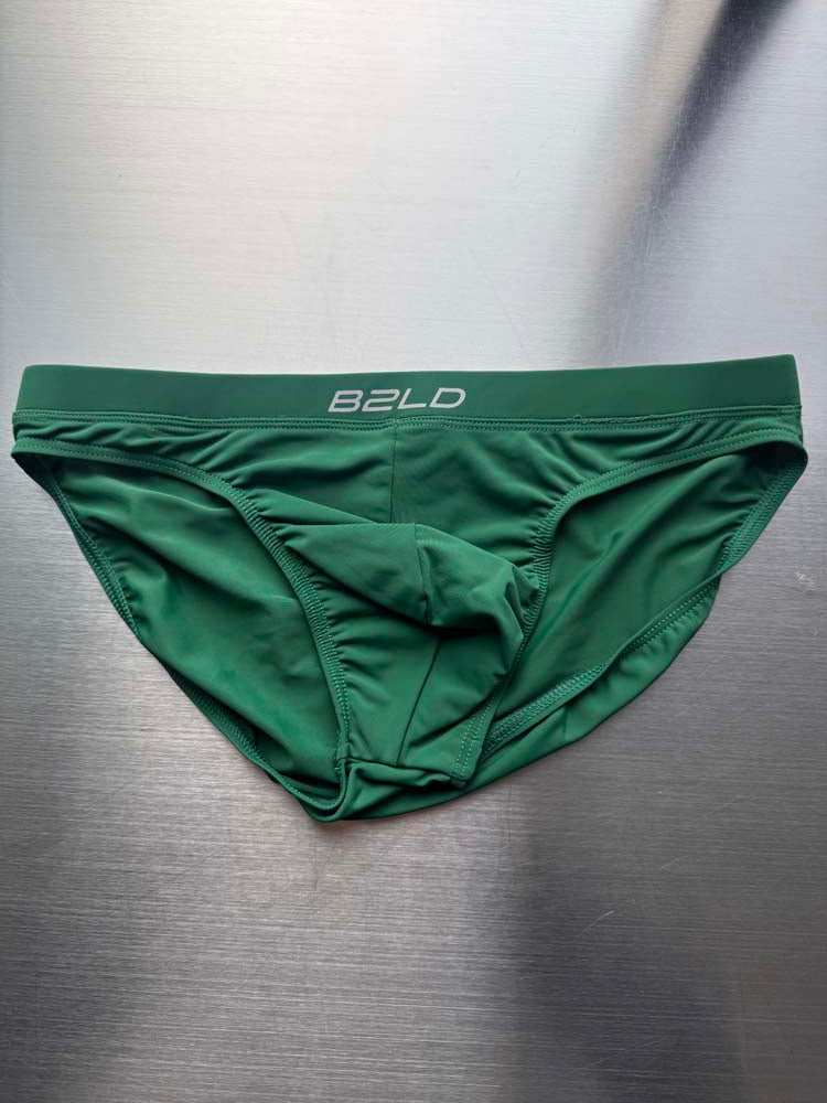 Q.A SALE - AQVA SWIM BRIEF - GREEN - SIZE M - D7