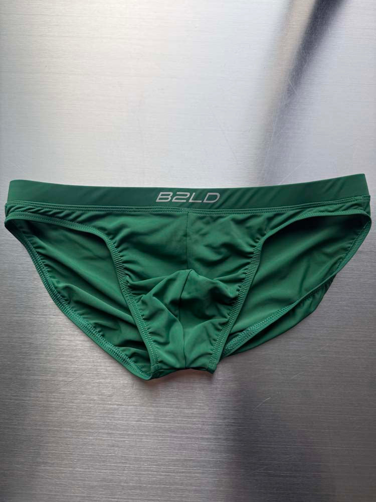 Q.A SALE - AQVA SWIM BRIEF - GREEN - SIZE M - D7.2