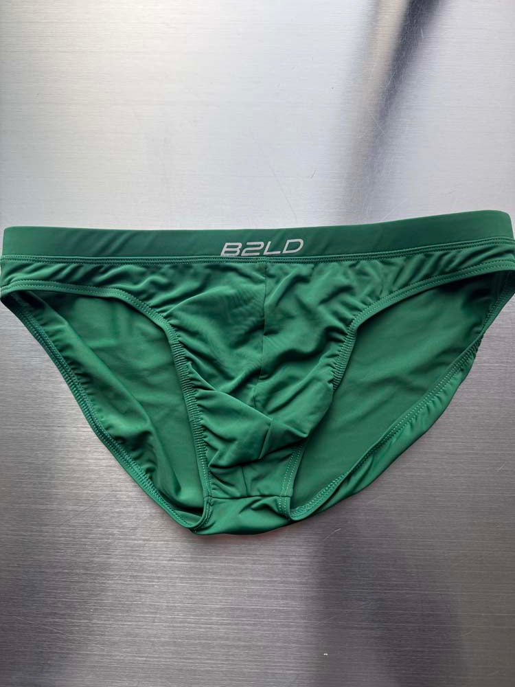 Q.A SALE - AQVA SWIM BRIEF - GREEN - SIZE XL - D8