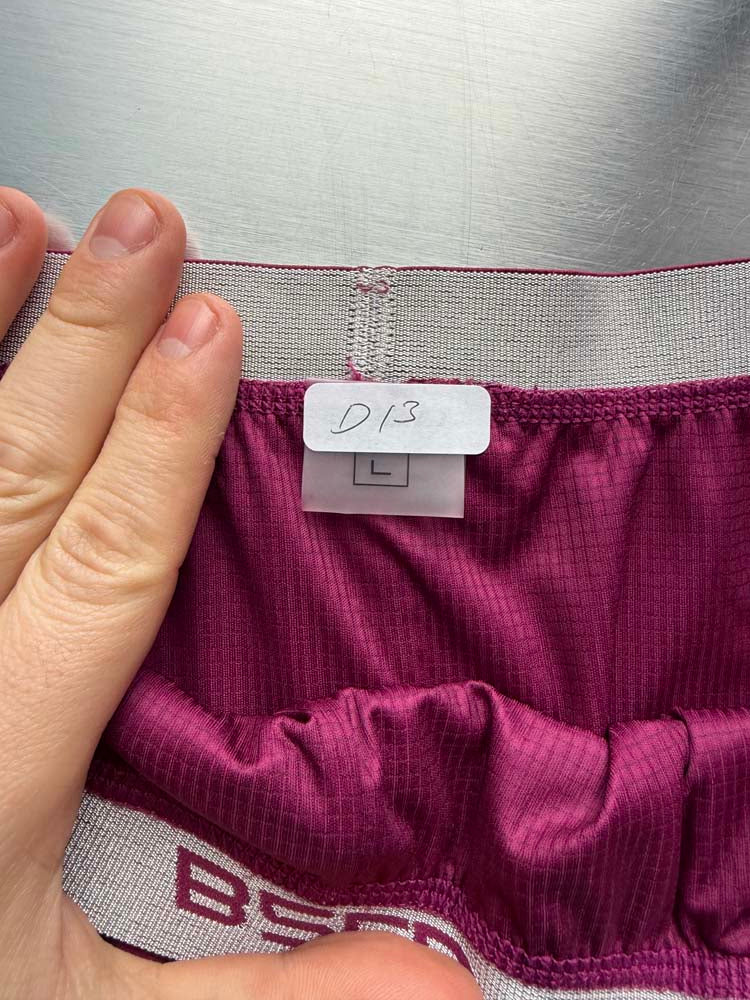 Q.A SALE - AQVA SWIM SHORT - BURGUNDY - SIZE L - D13
