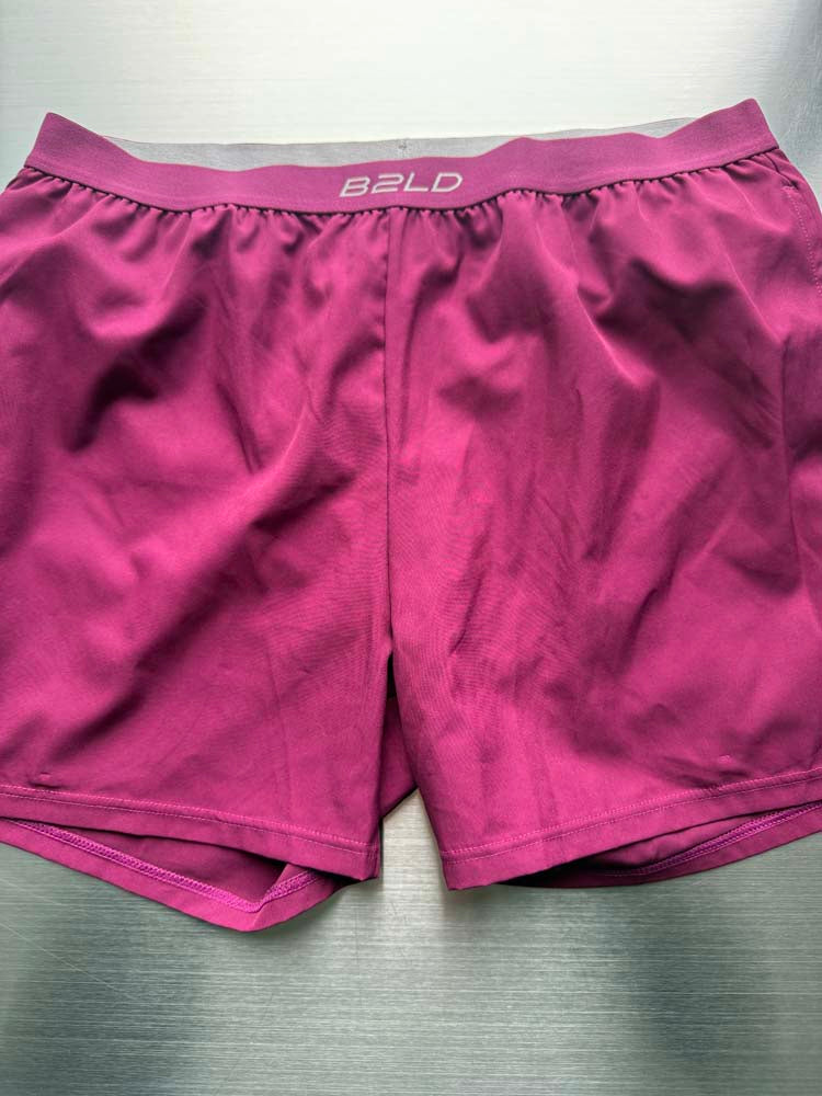 Q.A SALE - AQVA SWIM SHORT - BURGUNDY - SIZE L - D14