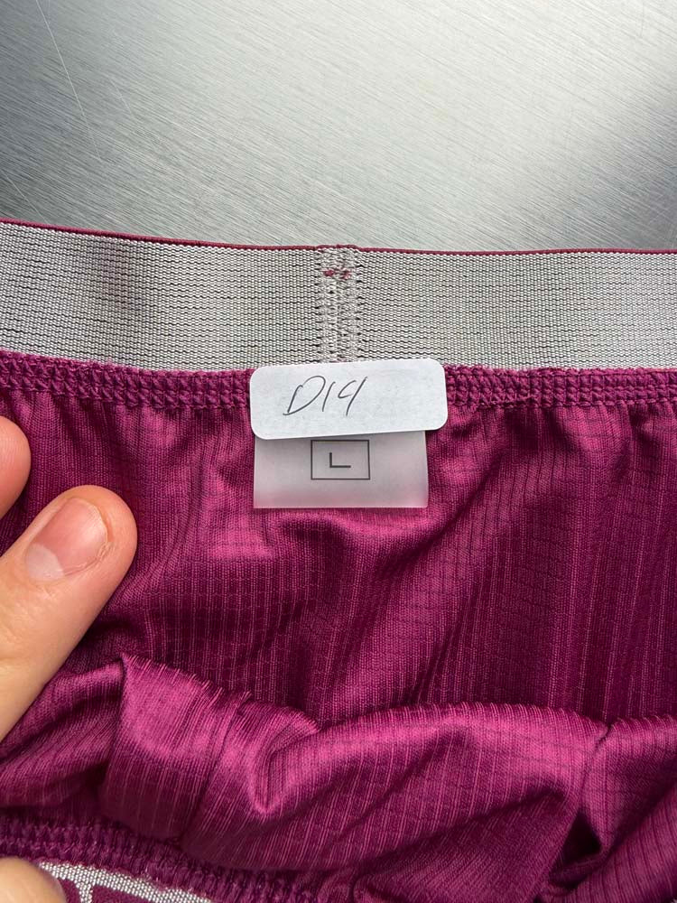 Q.A SALE - AQVA SWIM SHORT - BURGUNDY - SIZE L - D14