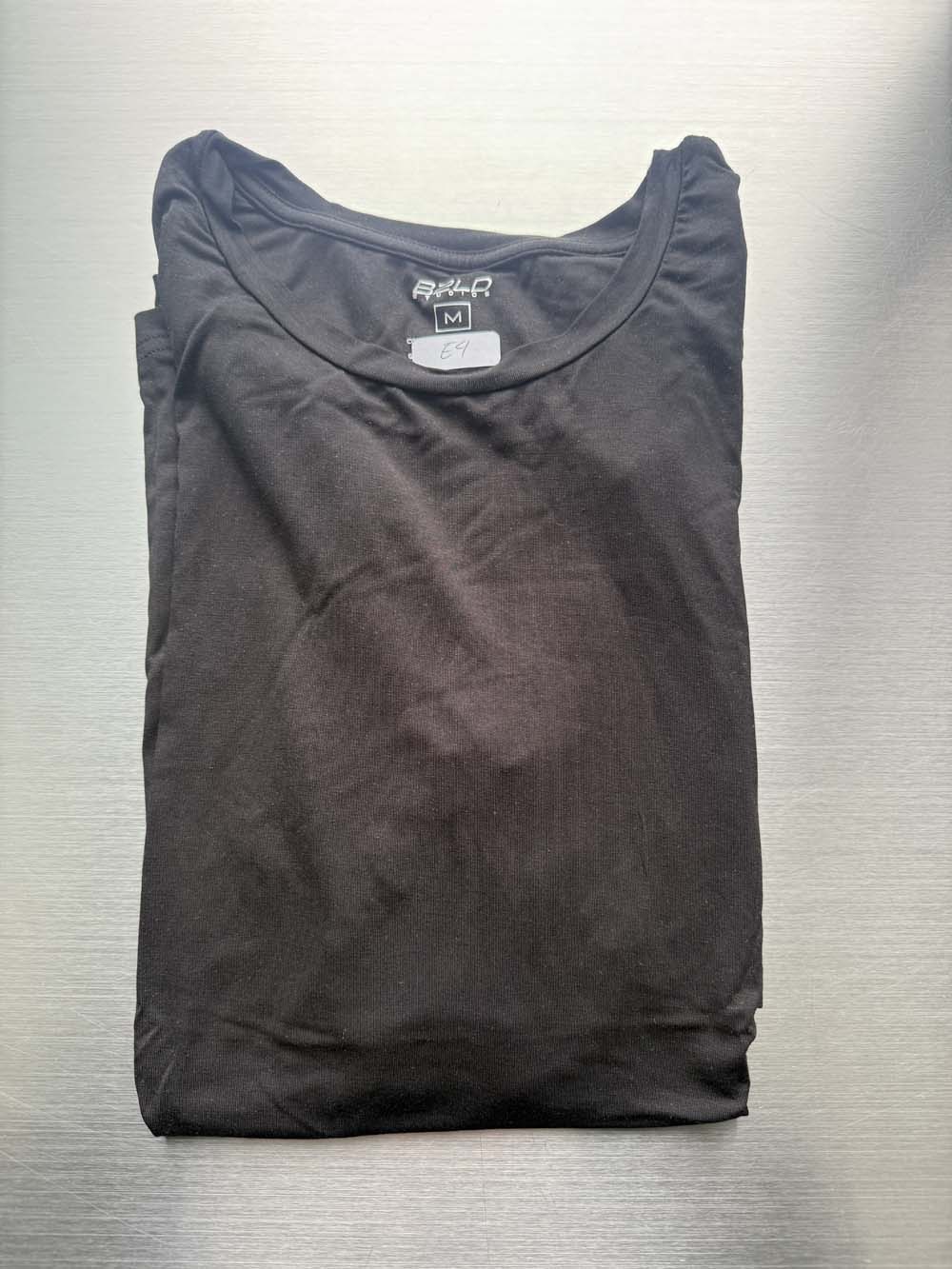 Q.A SALE - LOUNGE TSHIRT - BLACK - SIZE M - E4