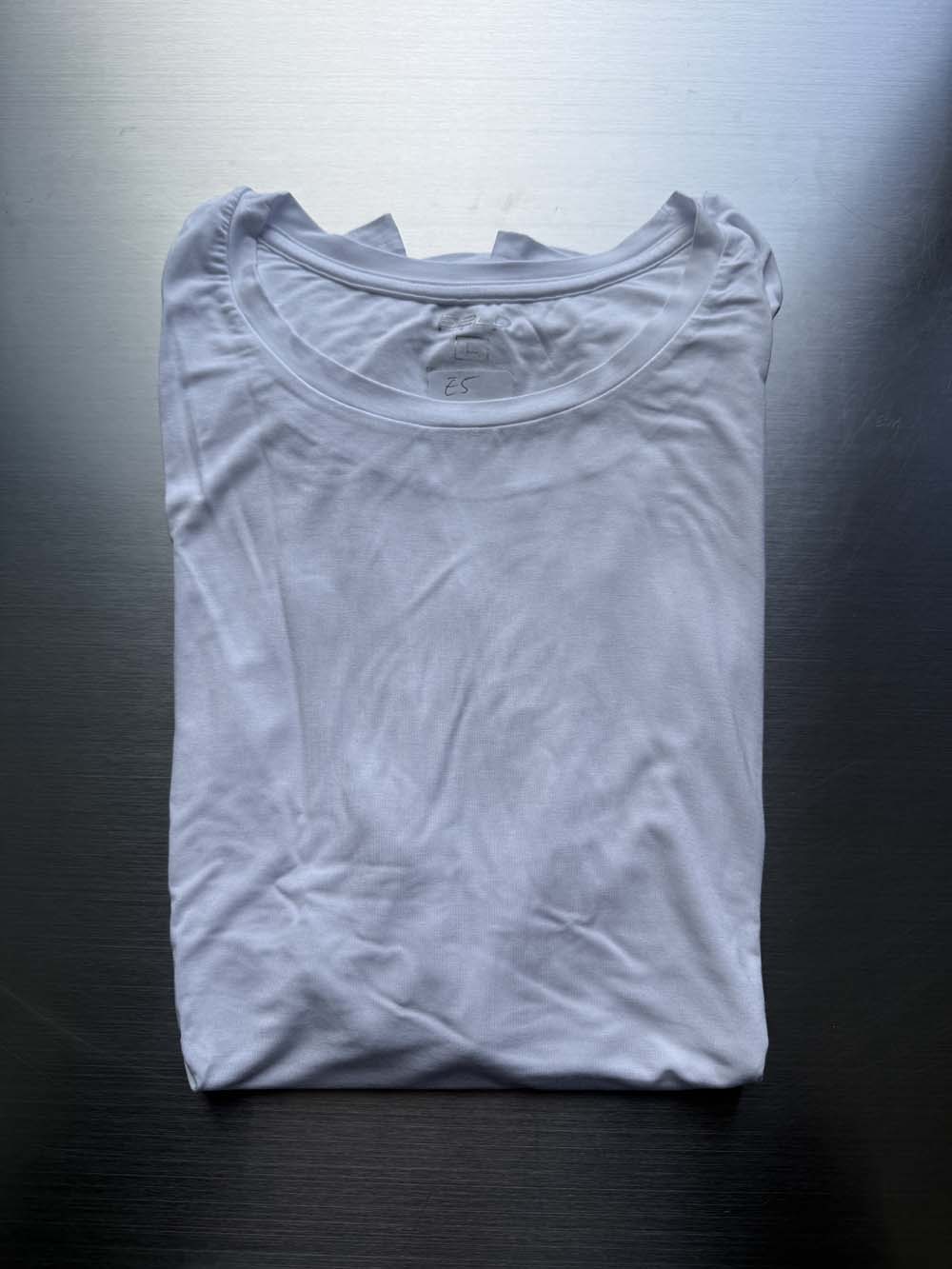 Q.A SALE - LOUNGE TSHIRT - WHITE - SIZE L - E5