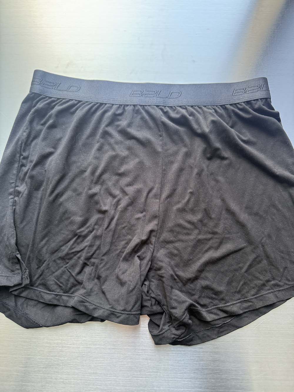 Q.A SALE - LOUNGE SHORTS - BLACK - SIZE S - E7