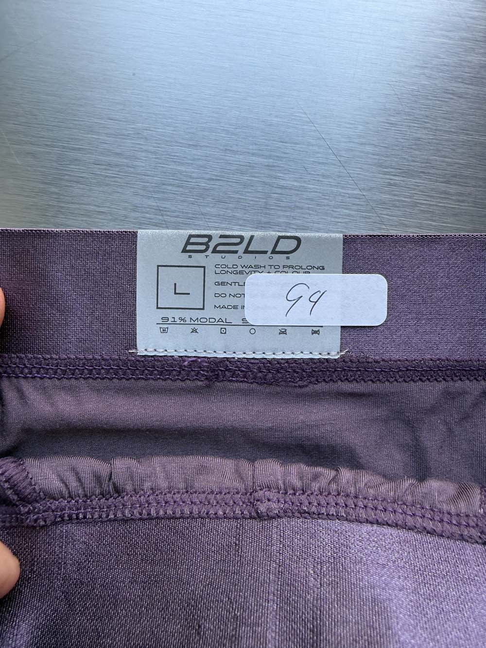 Q.A SALE - FORTE BRIEF - PLUM - SIZE L - G4