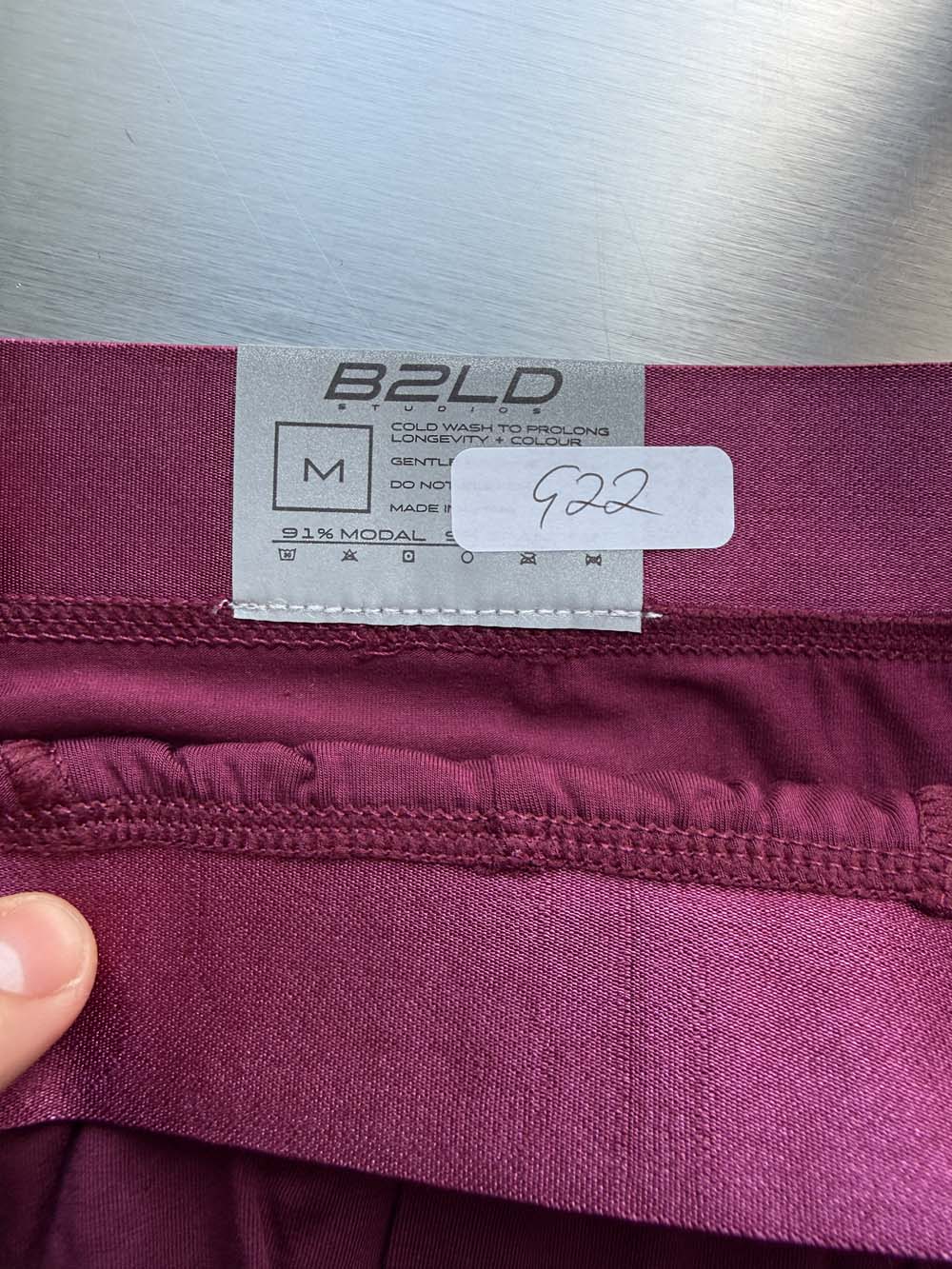 Q.A SALE - FORTE BRIEF - MAROON - SIZE M - G22