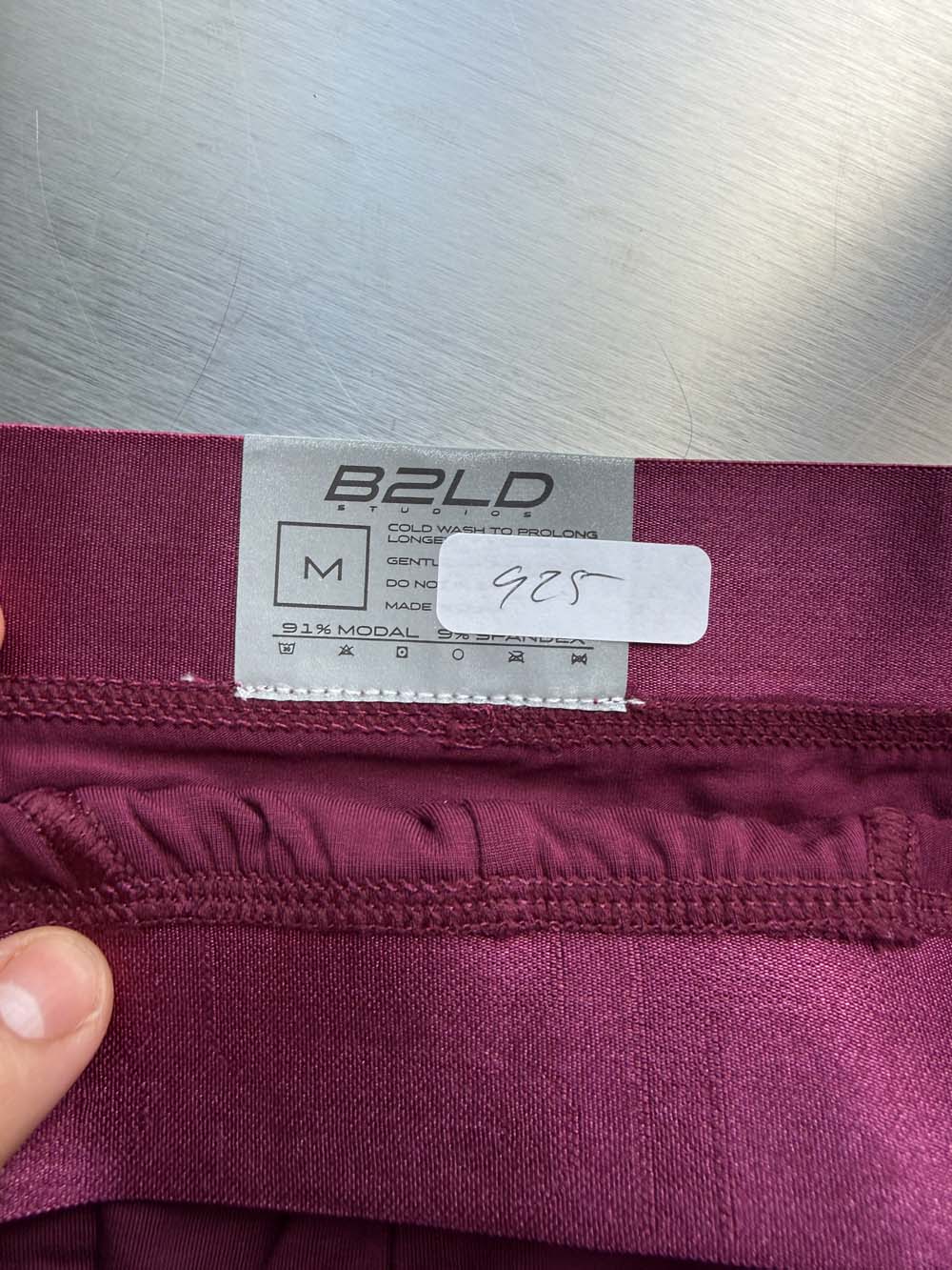 Q.A SALE - FORTE BRIEF - MAROON - SIZE M - G25