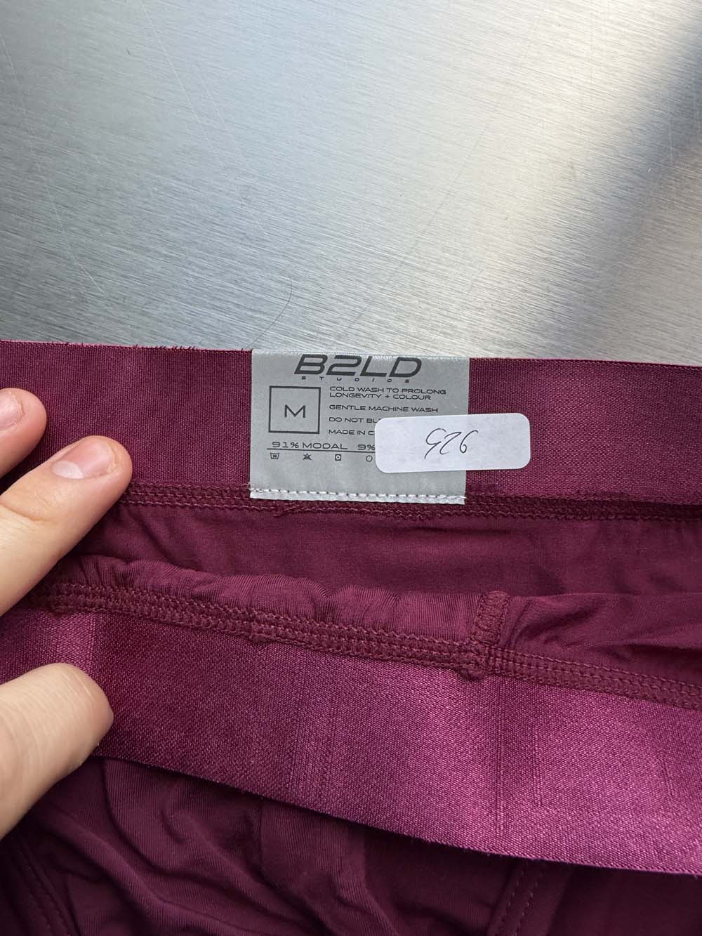 Q.A SALE - FORTE BRIEF - MAROON - SIZE M - G26