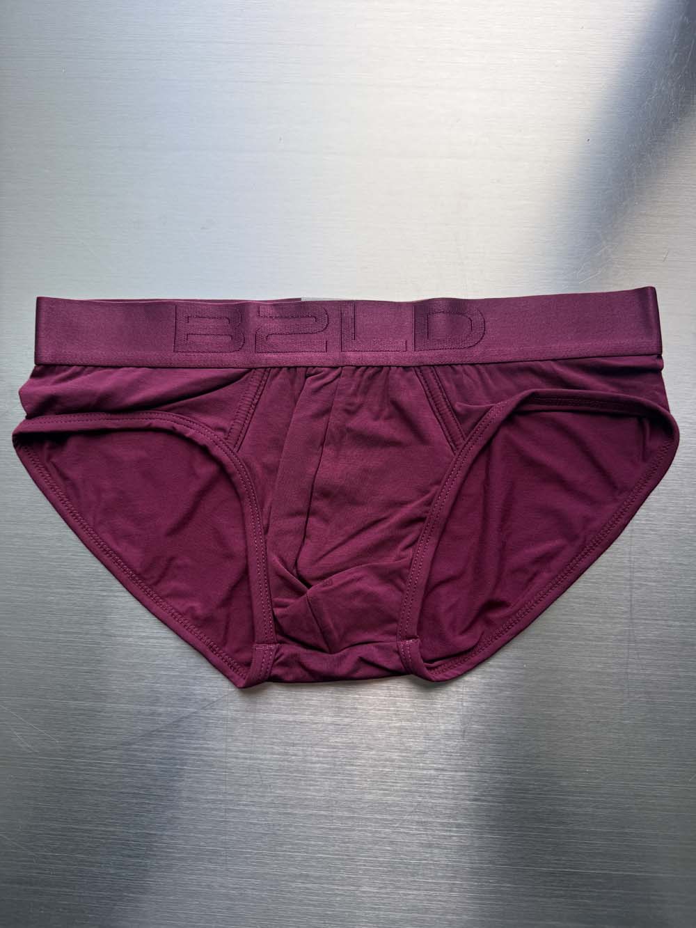 Q.A SALE - FORTE BRIEF - MAROON - SIZE M - G27