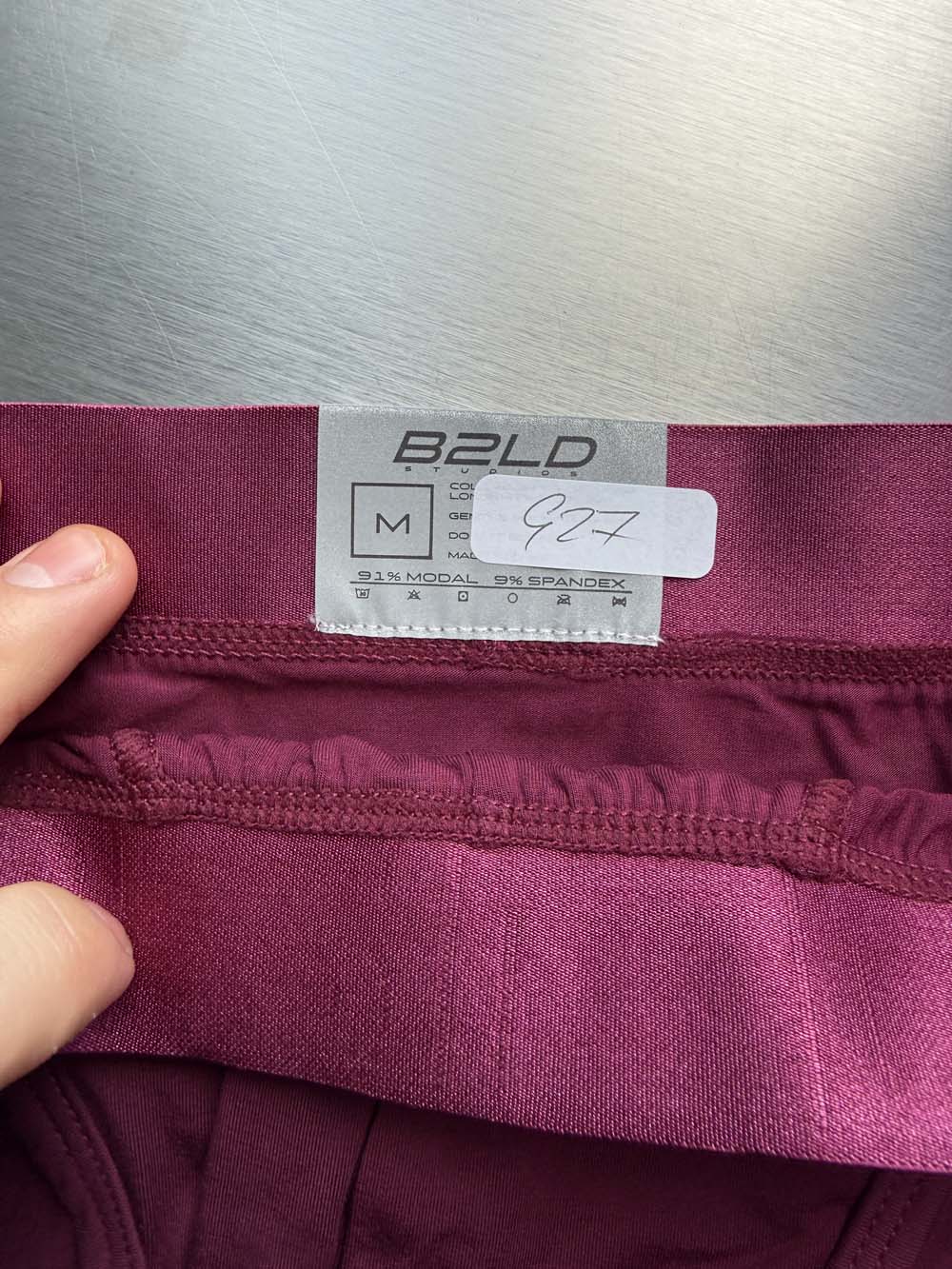 Q.A SALE - FORTE BRIEF - MAROON - SIZE M - G27