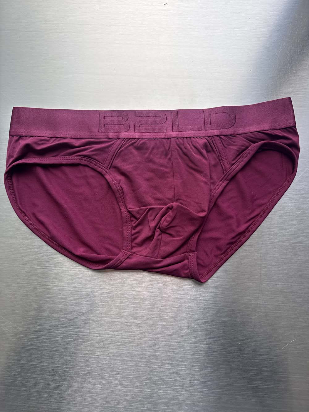 Q.A SALE - FORTE BRIEF - MAROON - SIZE L - G29