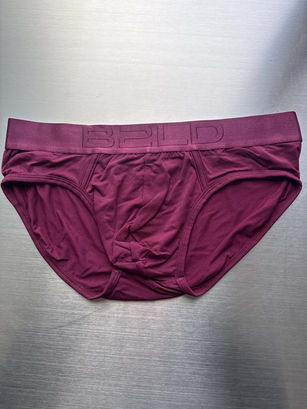 Q.A SALE - FORTE BRIEF - MAROON - SIZE L - G30