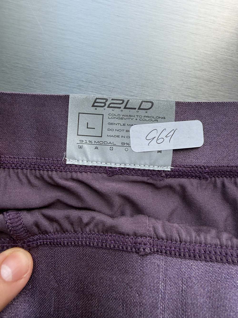 Q.A SALE - FORTE BOXER - PLUM - SIZE L - G64
