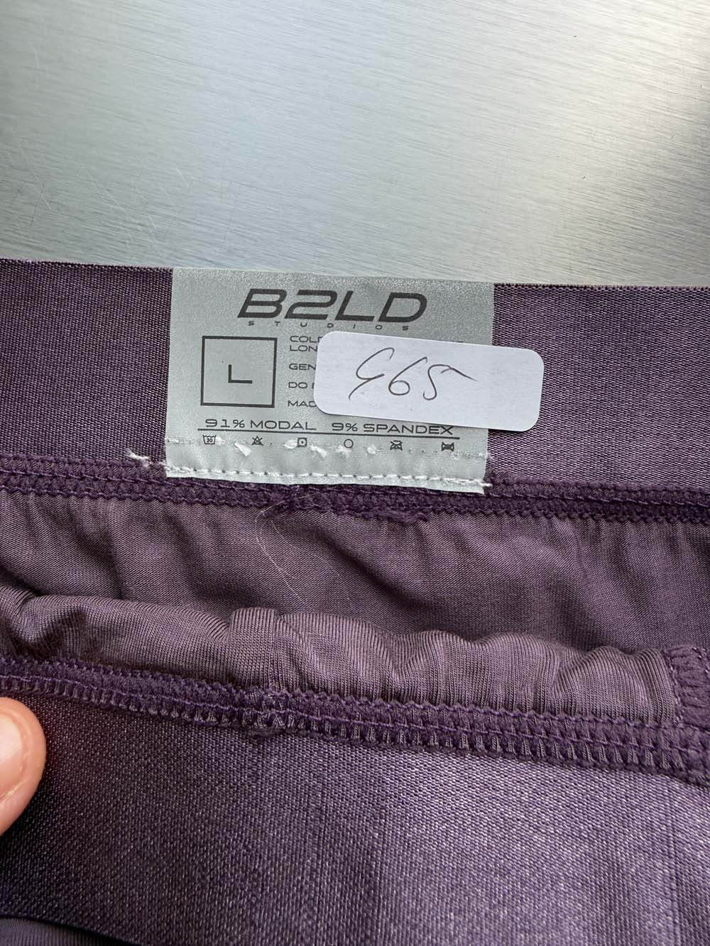 Q.A SALE - FORTE BOXER - PLUM - SIZE L - G65
