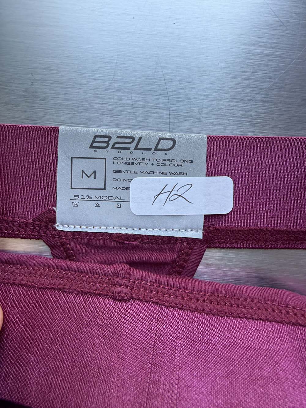 Q.A SALE - FORTE THONG - MAROON - SIZE M - H2