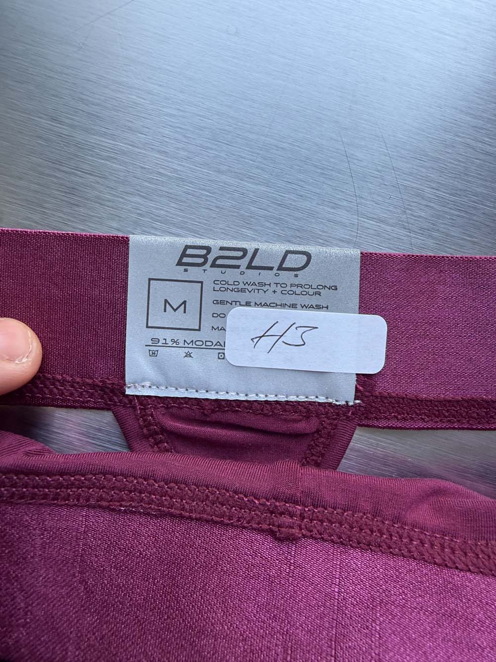 Q.A SALE - FORTE THONG - MAROON - SIZE M - H3