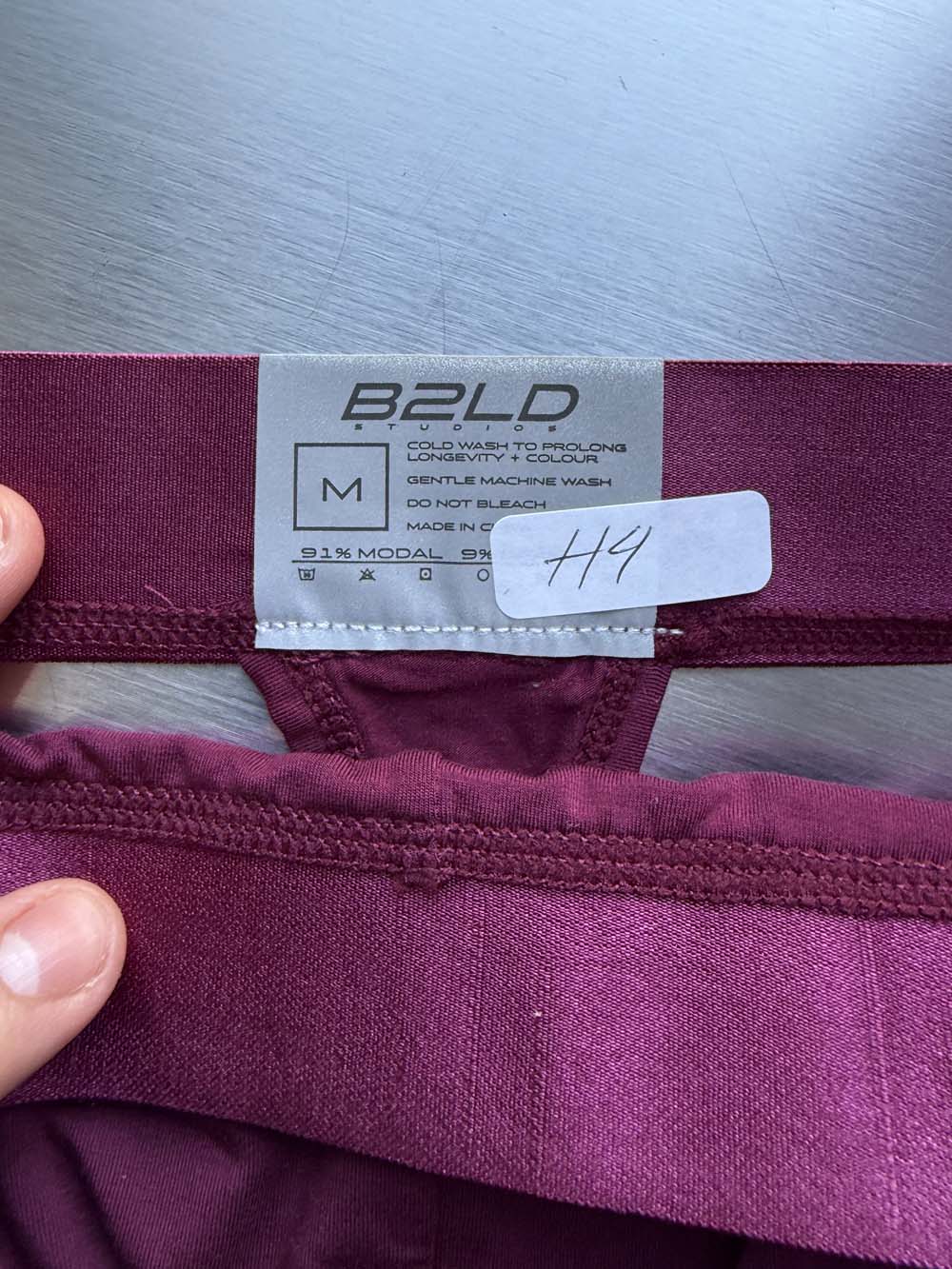 Q.A SALE - FORTE THONG - MAROON - SIZE M - H4
