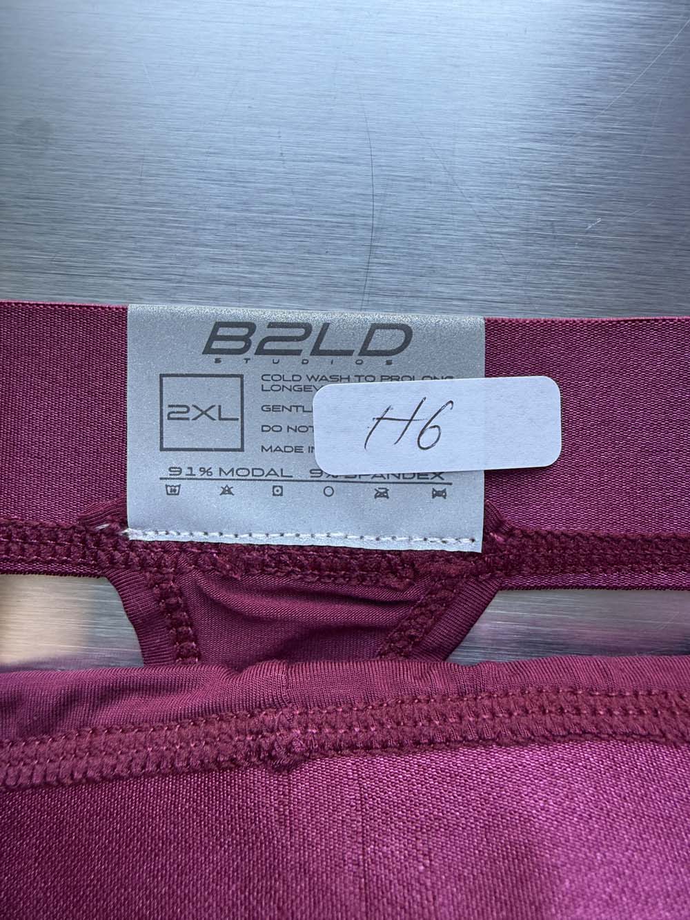 Q.A SALE - FORTE THONG - MAROON - SIZE 2XL - H6