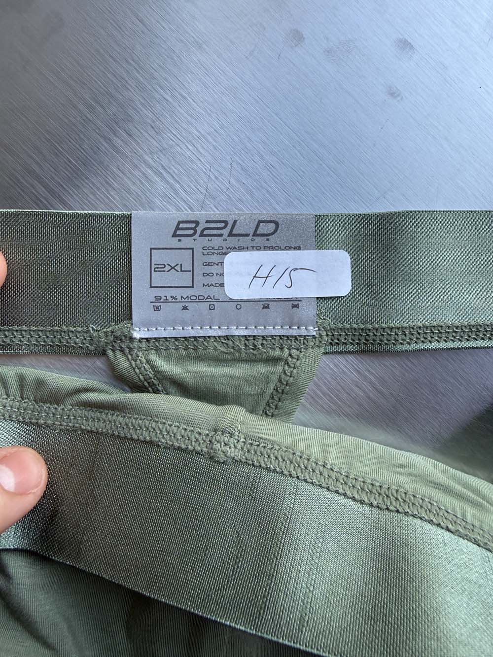 Q.A SALE - FORTE THONG - MOSS - SIZE 2XL - H15