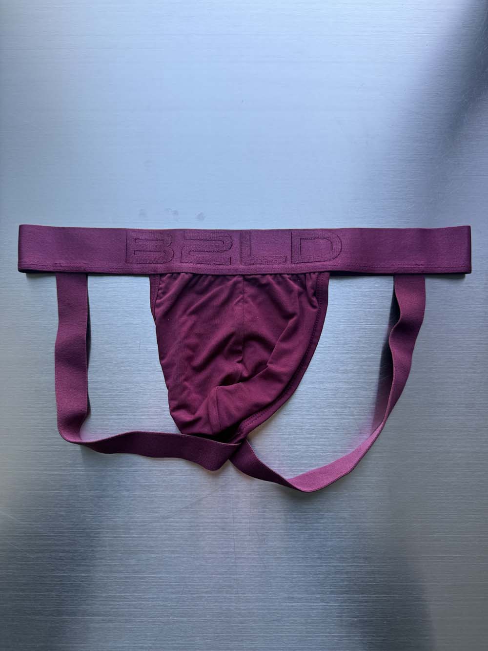 Q.A SALE - FORTE JOCKSTRAP - MAROON - SIZE L - H23